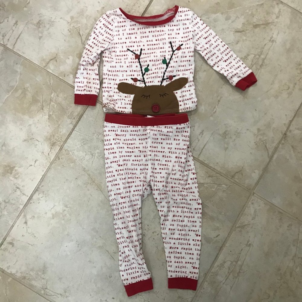Mud Pie Christmas Reindeer Pajamas